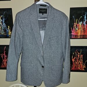 Bonobos heather grey blazer 38 short